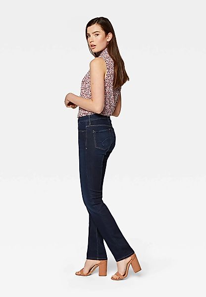 Mavi Damen Jeans Kendra - Straight Fit - Blau - Deep Uptown Str günstig online kaufen