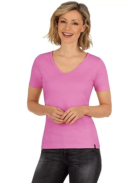 Trigema T-Shirt "TRIGEMA V-Shirt aus Baumwolle/Elastan" günstig online kaufen