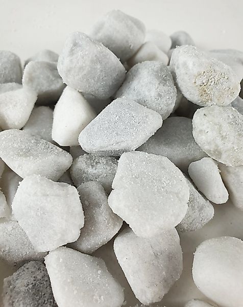 sesua Dekosteine Marmorkies weiß Carrara Kies günstig online kaufen