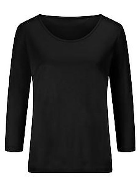 Rundhals-Shirt 3/4-Arm Fadenmeister Berlin schwarz günstig online kaufen