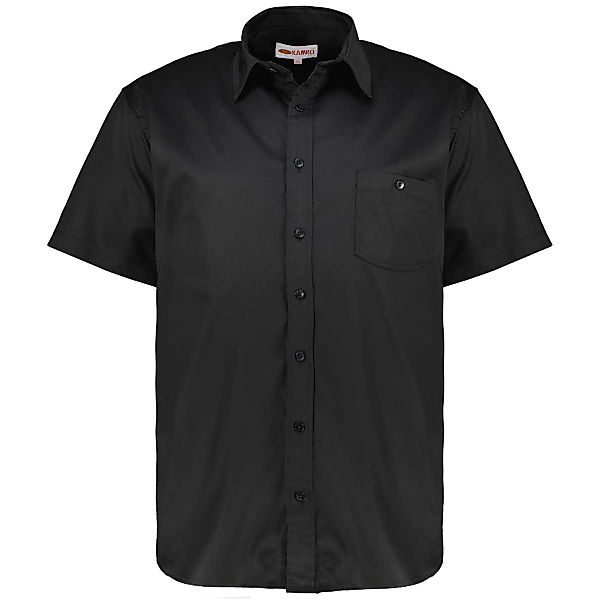 Kamro Businesshemd mit Stretch Farbe schwarz Größe: 3XL günstig online kaufen