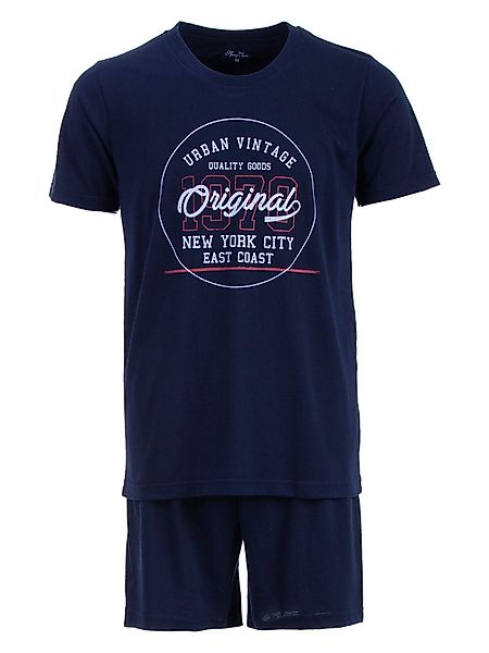 Henry Terre Schlafanzug Pyjama Set Shorty günstig online kaufen