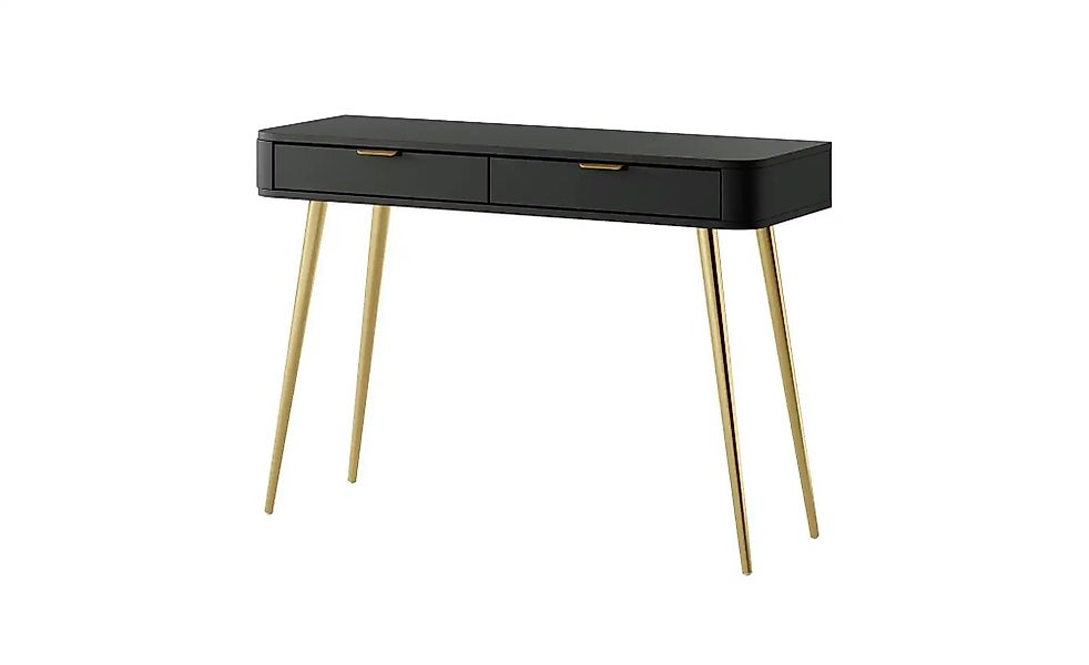 Selsey Schminktisch   ¦ schwarz ¦ Maße (cm): B: 112 H: 77,9 Tische > Schmin günstig online kaufen