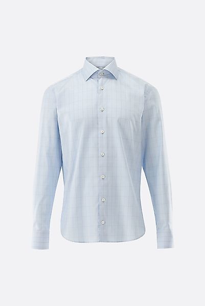 Kariertes Oxford Hemd mit Haifischkragen günstig online kaufen