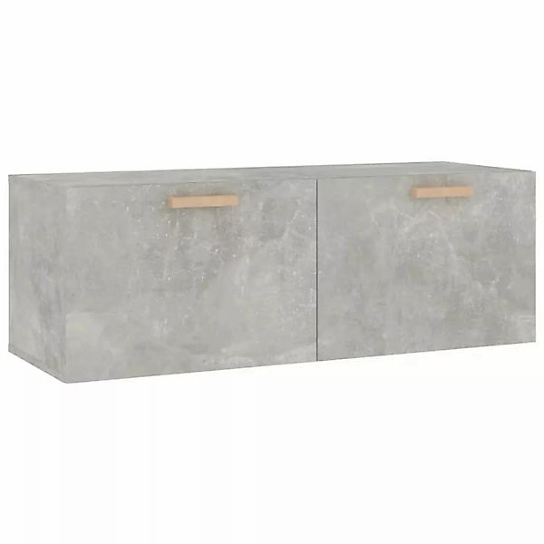 vidaXL Hängeschrank Wandschrank Betongrau 100x36,5x35 cm Holzwerkstoff günstig online kaufen