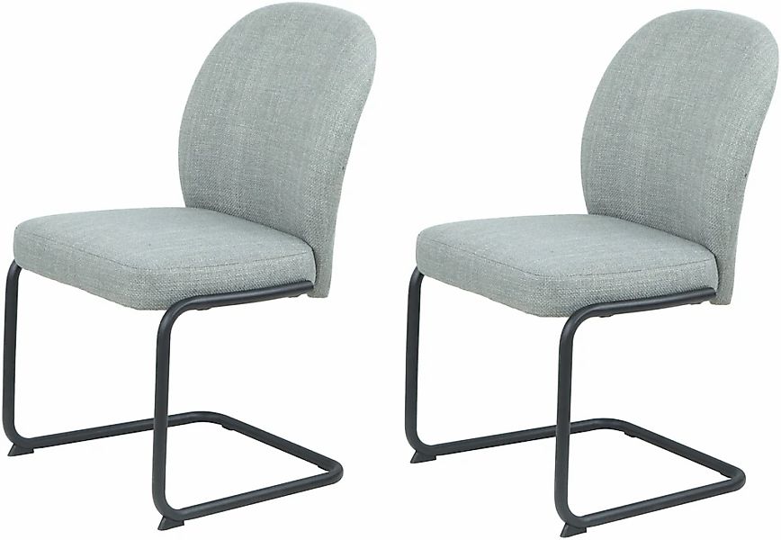 HELA Freischwinger "KAREN" (Set) 2 Stk.Esszimmerstuhl, Rundrohrgestell, gep günstig online kaufen