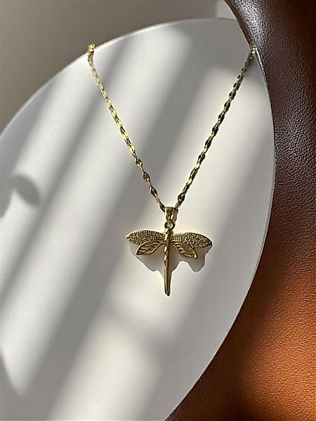 Medusa Accessoires Charm-Kette Libellen Halskette günstig online kaufen