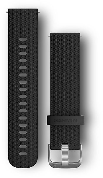 Garmin Smartwatch-Armband Ersatzarmband 20mm Silikon Schwarz/Schiefer günstig online kaufen