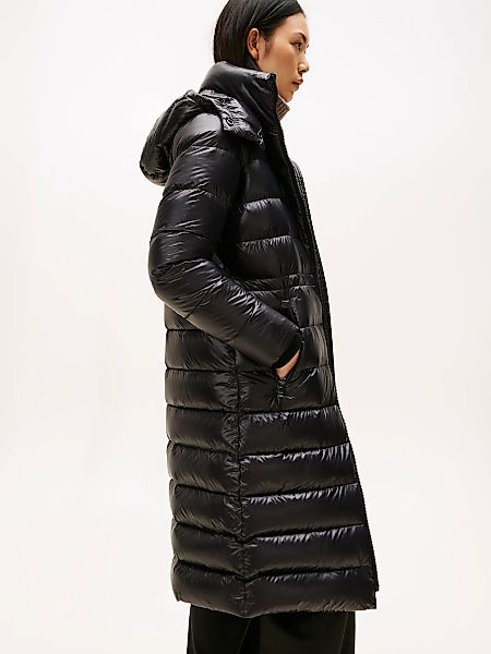 Tommy Hilfiger Steppmantel "GLOSS HW DOWN WAIST REG MAXI", in leicht glänze günstig online kaufen