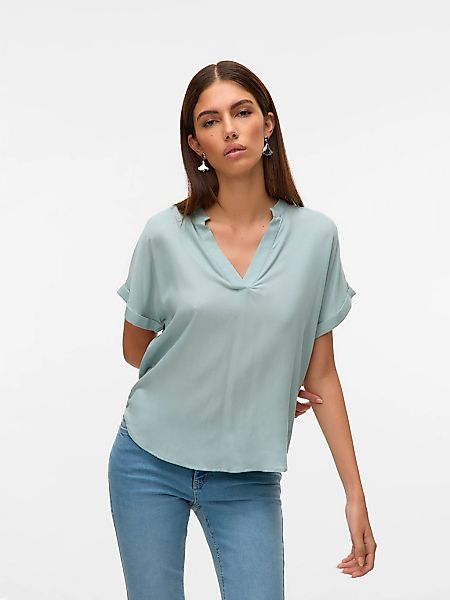 Vero Moda Shirtbluse "VMBEAUTY SS TOP GA NOOS" Viskose, regular fit günstig online kaufen