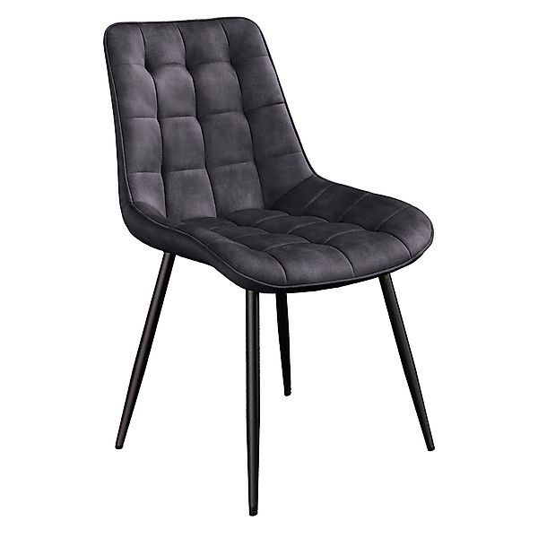 riess-ambiente Esszimmerstuhl ROADSTAR grau / schwarz günstig online kaufen