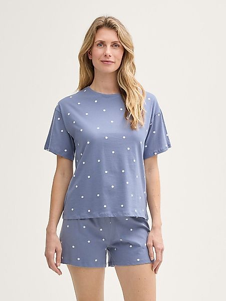 TOM TAILOR Pyjama Pyjama-Set mit Punktemuster günstig online kaufen