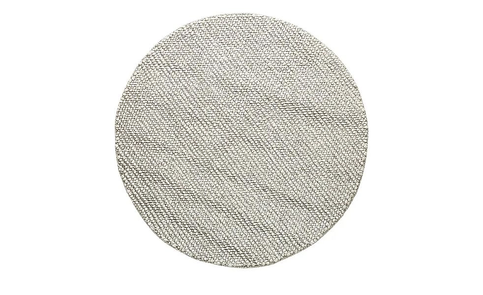 Handgewebter Naturteppich  Ruhpolding ¦ beige ¦ Wolle ¦ Maße (cm): H: 2  Ø: günstig online kaufen