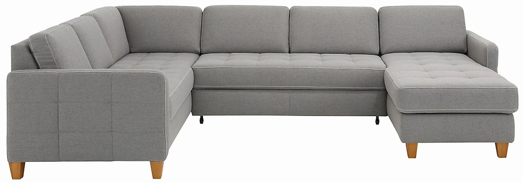 Home affaire Wohnlandschaft "Earl U-Form" wahlweise auch mit Bettfunktion o günstig online kaufen