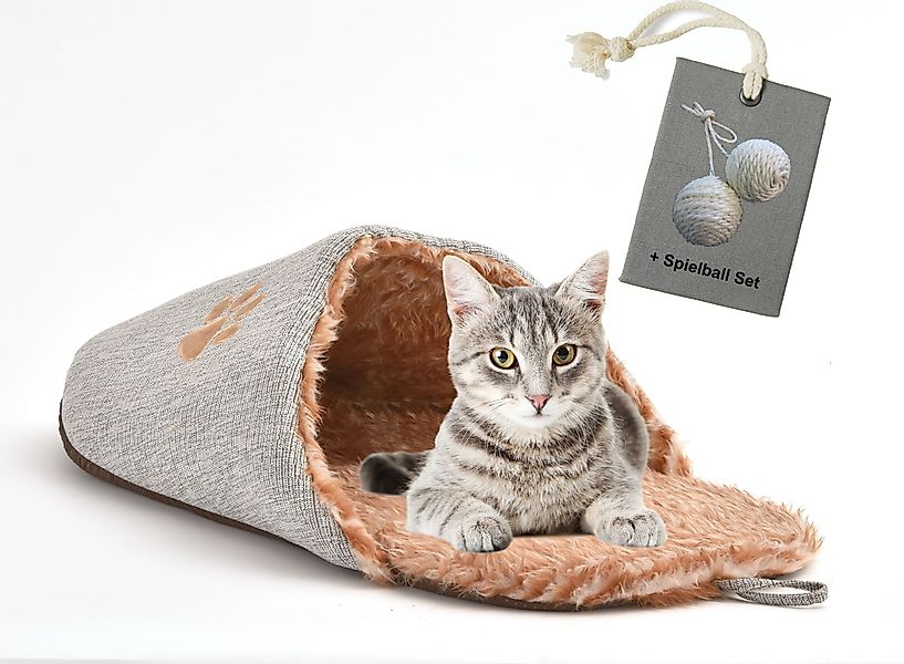 Rohrschneider Tierkissen Tierbett Katzenbett Kuschelschuh Weich günstig online kaufen