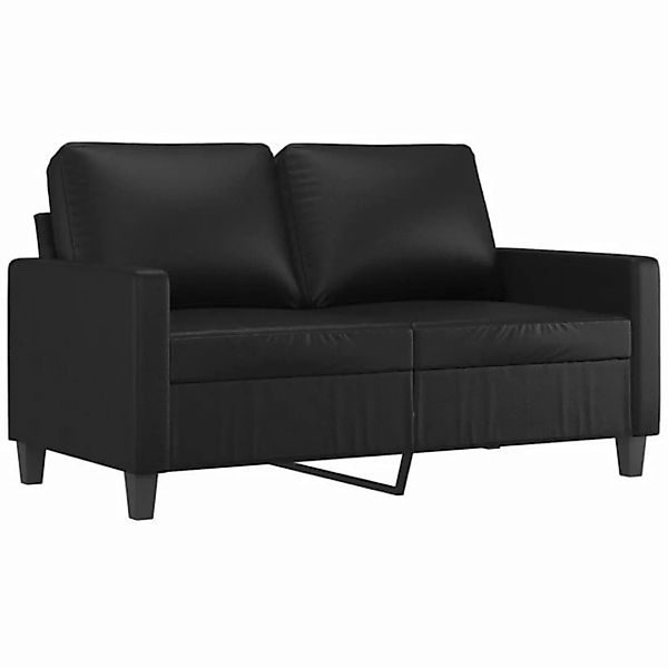 vidaXL Sofa 2-Sitzer-Sofa Schwarz 120 cm Kunstleder günstig online kaufen