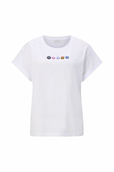 RICHROYAL T-Shirt mit Smileys Frontmotiv günstig online kaufen
