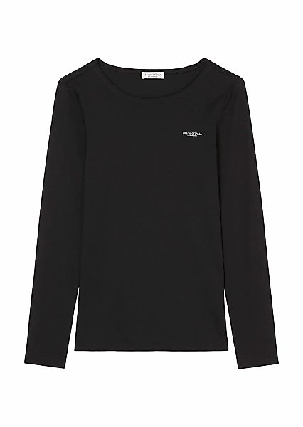 Marc O'Polo Langarmshirt mit Label-Print in günstig online kaufen