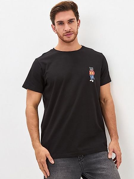 CAT by maniita lacitta T-Shirt CASUAL CAT (1-tlg) aus reiner Baumwolle günstig online kaufen