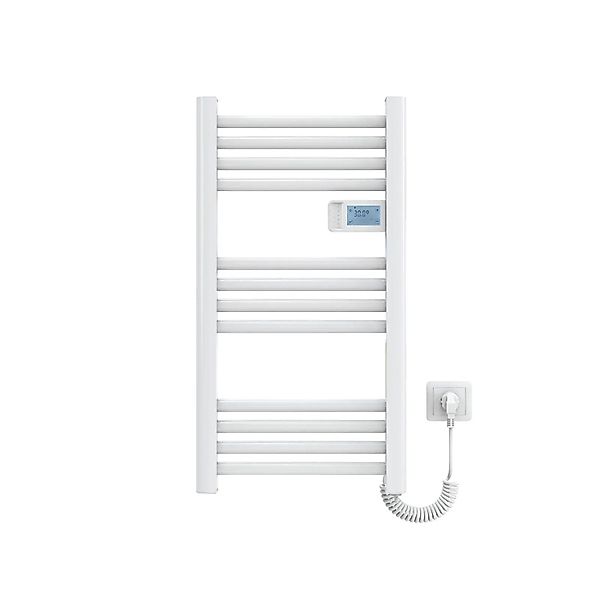 Emke Handtuchwärmer Elektrisch 75x40cm 180W Weiß Heizkörper mit Thermostat günstig online kaufen