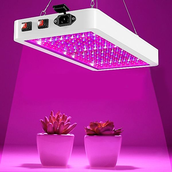 Rosnek Pflanzenlampe 216/312 LEDs,Vollspektrum,für Zimmerpflanzen Gemüse günstig online kaufen