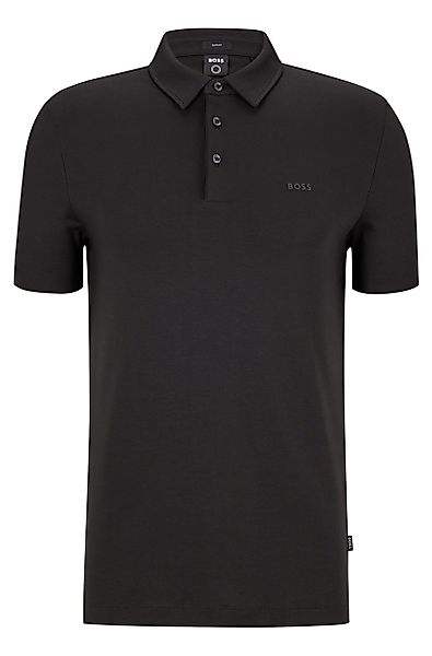 BOSS Poloshirt Slim-Fit Poloshirt mit gummiertem günstig online kaufen