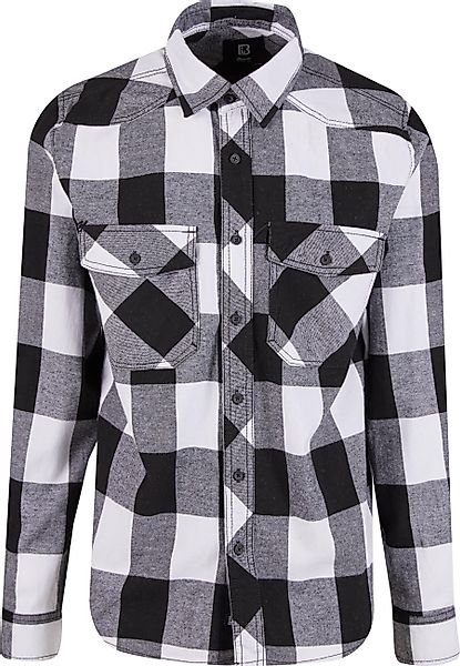 Brandit Langarmhemd "Brandit Herren Checked Shirt" 1 Stk. tlg. günstig online kaufen