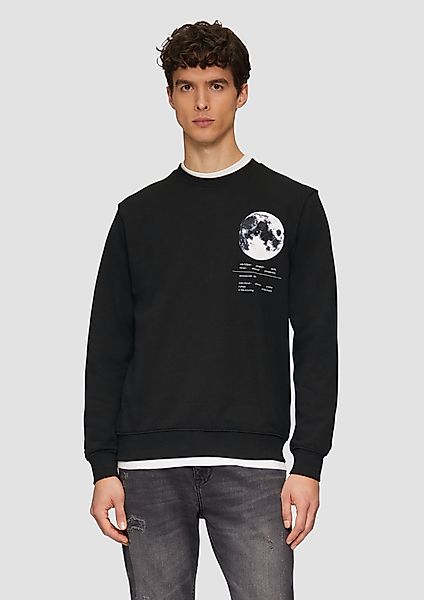 s.Oliver Sweatshirt Wärmendes Sweatshirt mit Frontprint günstig online kaufen