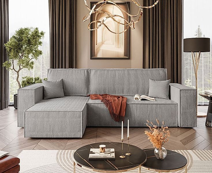 Lookway Ecksofa Gepolstertes CARLOS L-Form, Schlaffunktion günstig online kaufen