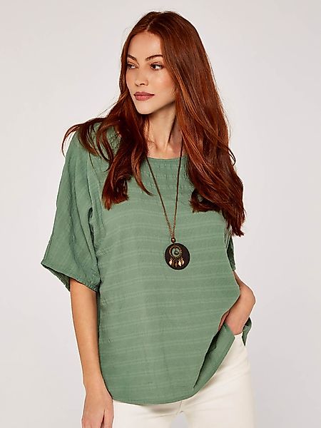 Apricot Klassische Bluse in unifarben, mit günstig online kaufen