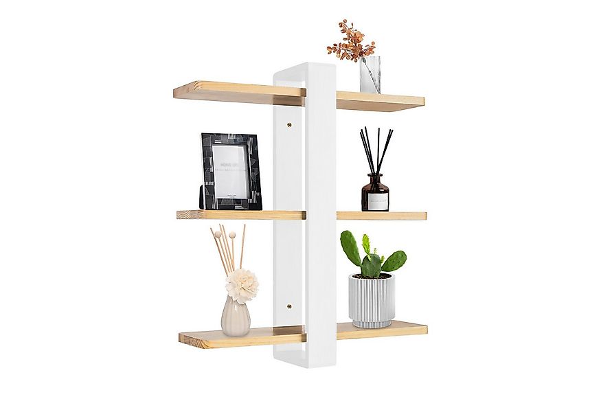 JEOBEST Wandregal Schwebende Wandregale, Küchenregal, 3-tlg., Schweberegal, günstig online kaufen