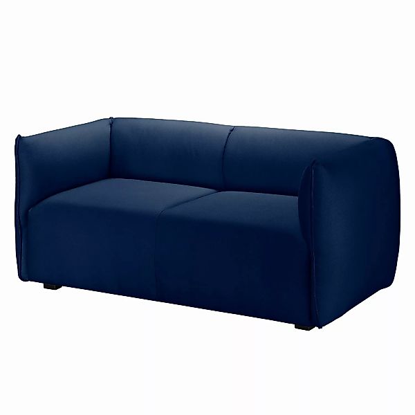 home24 Fredriks Sofa Grady I 2-Sitzer Dunkelblau Webstoff 162x70x78 cm (BxH günstig online kaufen