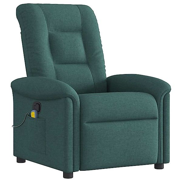 vidaXL Sessel Massagesessel Dunkelgrün Stoff (1-St) günstig online kaufen