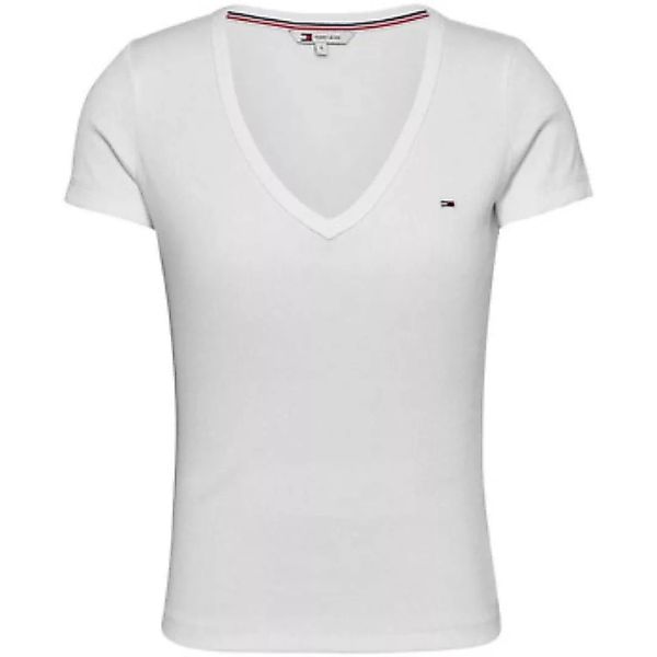 Tommy Jeans  T-Shirt stretch côtelé günstig online kaufen