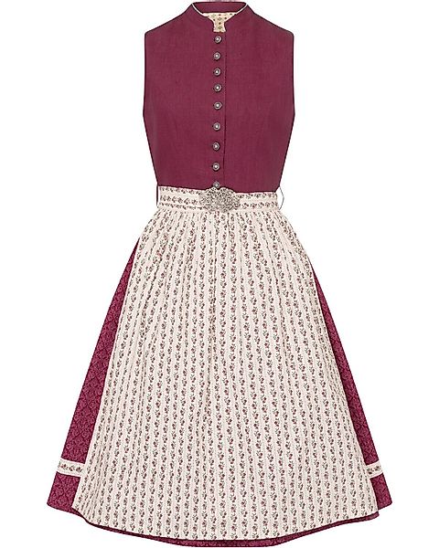 Almsach Dirndl Hochgeschlossenes Midi Dirndl günstig online kaufen