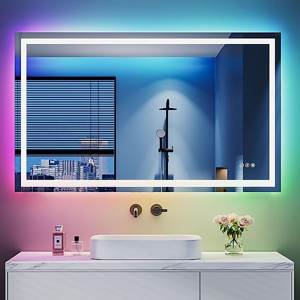 Dripex Badspiegel Led Badezimmerspiegel, Spiegel mit günstig online kaufen