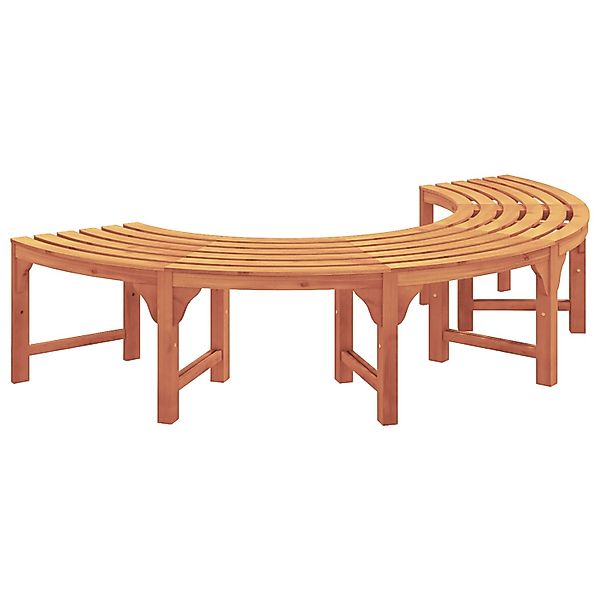 vidaXL Baumbank Halbrund 200 cm Massivholz Eukalyptus 4108061 günstig online kaufen