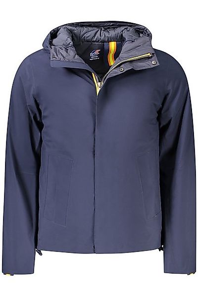 K-Way Outdoorjacke Herrenjacke Blau mit Kapuze: Doppelfüllung, viele Tasche günstig online kaufen