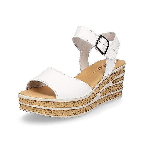 Gabor Gabor Damen Plateau Sandalette weiß günstig online kaufen