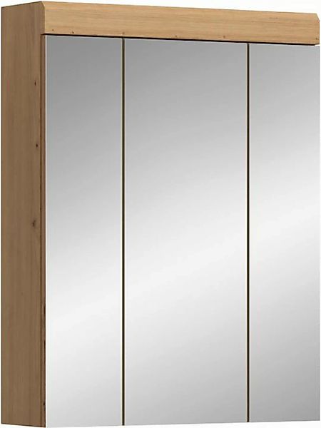 INOSIGN Badezimmerspiegelschrank Siena, Breite 60cm, 3 Spiegeltüren, 9 Fäch günstig online kaufen