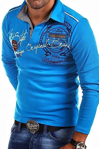 behype Poloshirt Ambition mit Hemdkragen und Prints günstig online kaufen