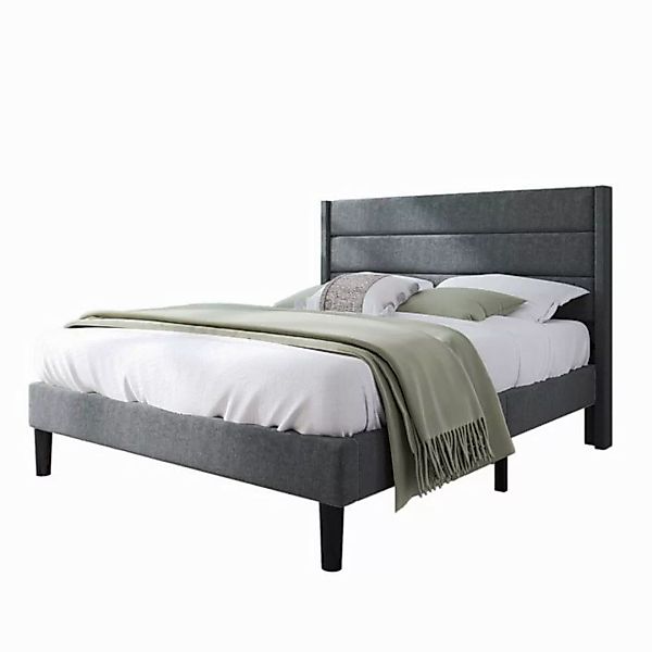 Refined Living Polsterbett Holzbett Jugendbett Samtbett modernes Bett, mini günstig online kaufen