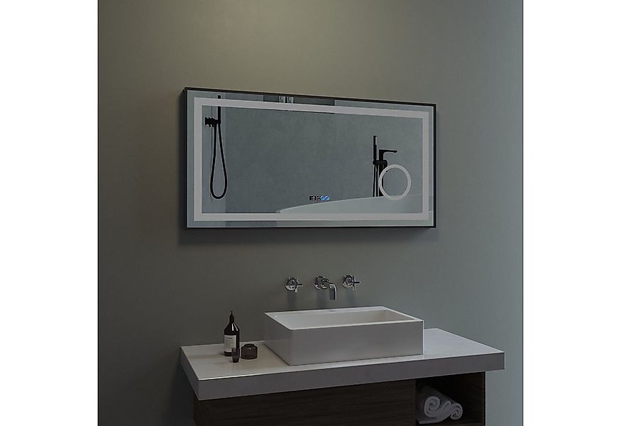 AQUABATOS Badspiegel Badspiegel mit Beleuchtung LED Wandspiegel Lichtspiege günstig online kaufen