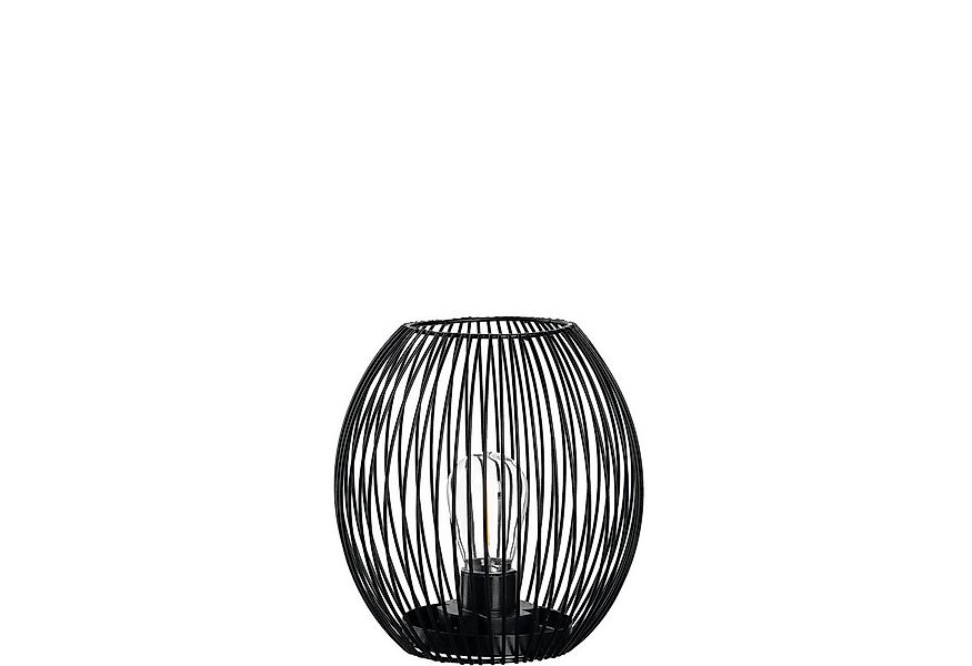 LEONARDO LED Tischleuchte Laterne CASOLARE, Neutralweiß, aus Metall, oval günstig online kaufen