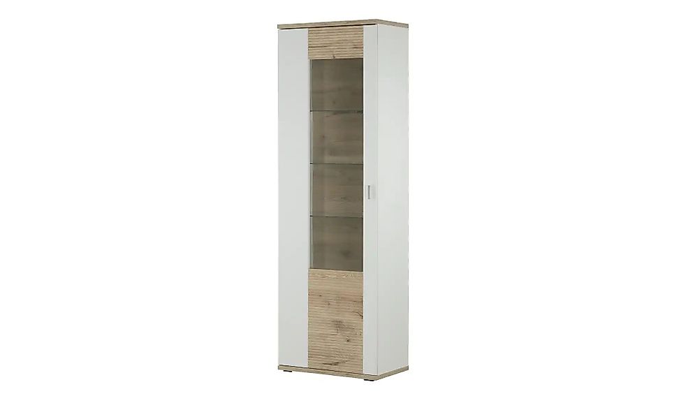uno Vitrine  Milano ¦ grau ¦ Maße (cm): B: 64 H: 195 T: 38.0 Schränke > Vit günstig online kaufen