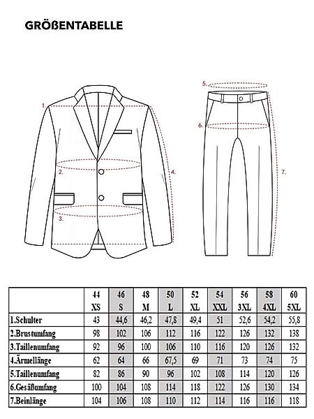 Allthemen Anzug (2 tlg) Herren Jacquard Partyanzug Smoking Regular Fit Anzu günstig online kaufen