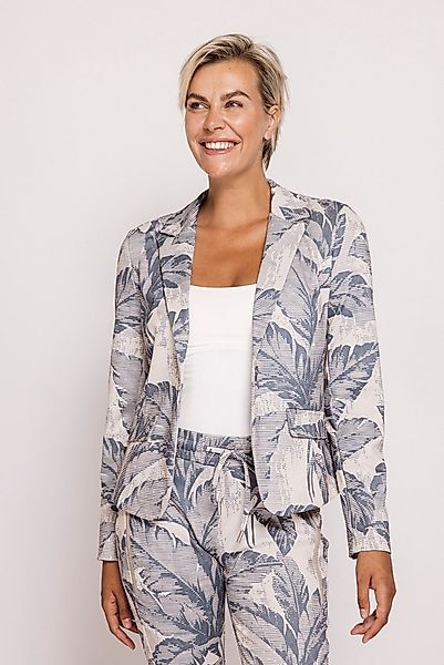 Zhrill Kurzblazer ZHBETSY grafisches Allover-Muster, tailliert günstig online kaufen