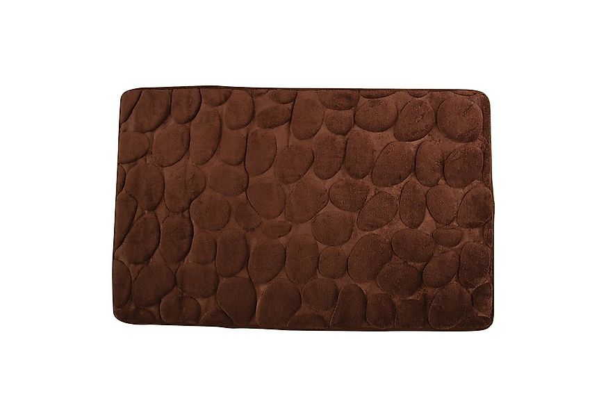 MSV Badematte KIESELSTEIN, rutschhemmende Beschichtung, für Fußbodenheizung günstig online kaufen