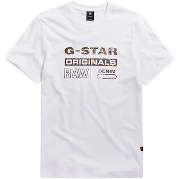 G-Star Raw  T-Shirt T-Shirt DISTRESSED ORIGINALS SLIM Kurzarmshirt günstig online kaufen