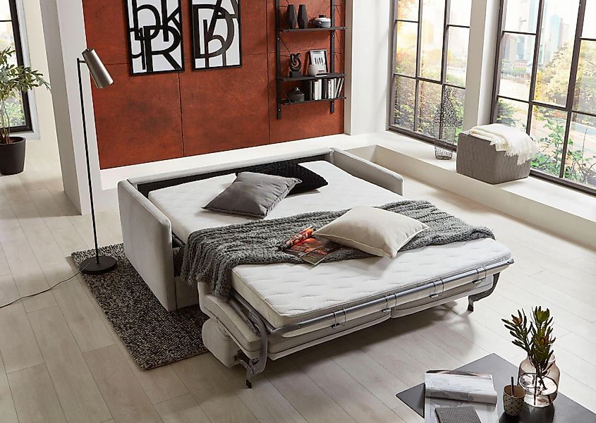 ATLANTIC home collection Schlafsofa "Limone" für Dauerschläfer geeignet ink günstig online kaufen